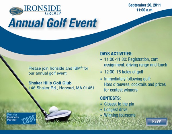 Ironside Group Annual Golf Event 2011