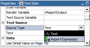 Report Expression