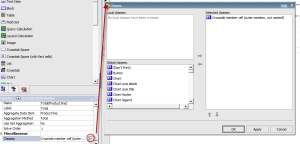 Figure 12 - Opening the Classes Dialog