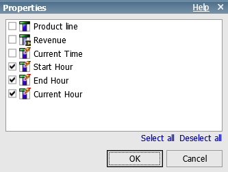 select variable data items