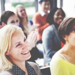 people applauding ibm business analytics north america award concept