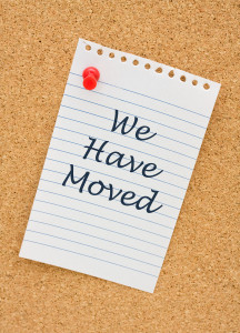 We Have Moved Note