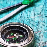 location intelligence map and compass