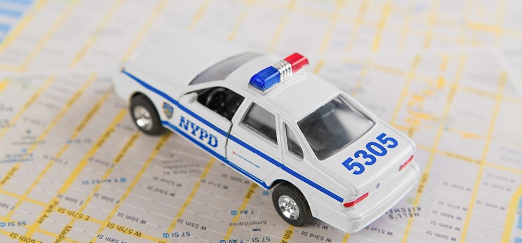 Beacon Award predictive policing cop car concept