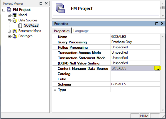 FM Project Properties Example