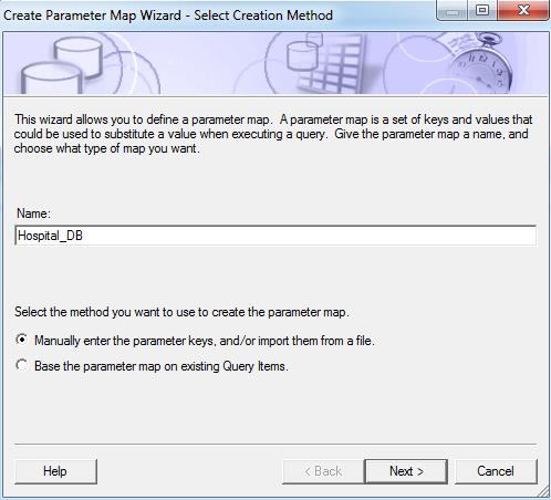 Parameter Map Naming Example