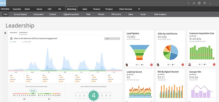 Domo executive dashboard