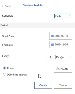 cognos analytics release 4 data set refresh