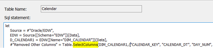 tabular modeling